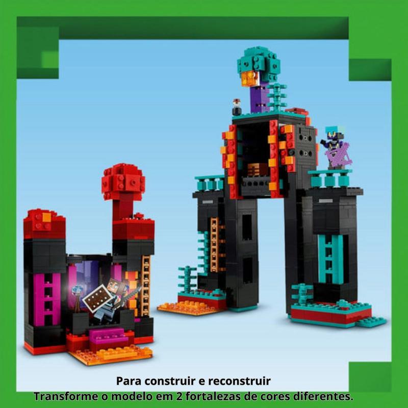 Lego Minecraft A Torre Enderman 867 pcs - 21279 - Brinquedos de
